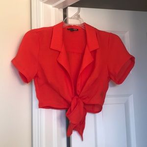 FashionNova Tied Crop Top